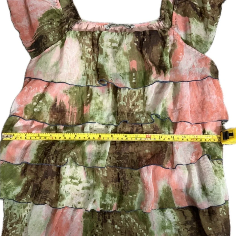 Multicolor Ruffled Women's Top - Picture 5 of 6